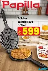 PAPİLLA DÖKÜM WAFFLE TAVA 19 CM PAPİLLA DÖKÜM WAFFLE TAVA 19 CM